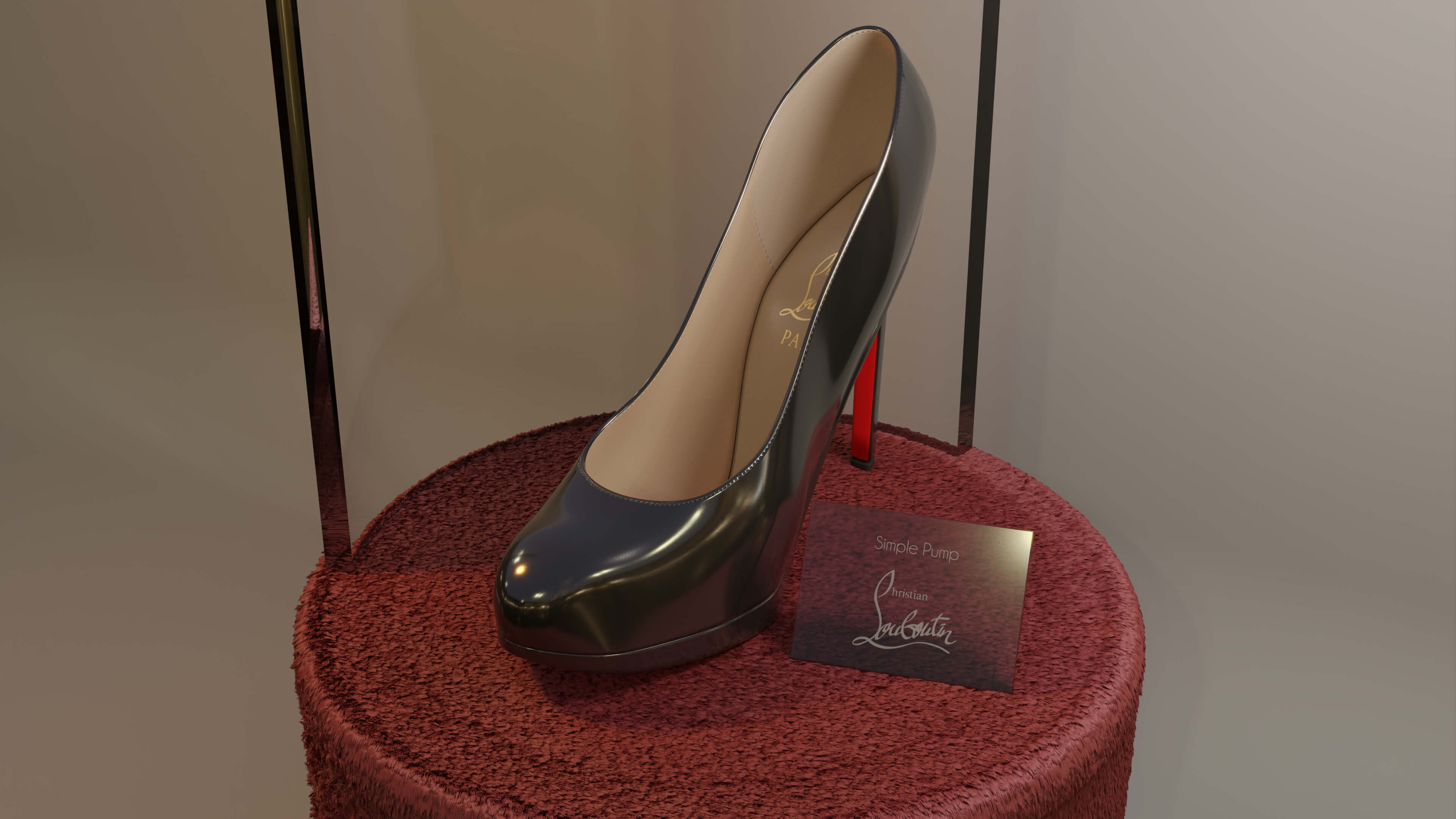 high heels modeling and photorealistic rendering